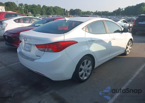 2012 Hyundai Elantra Gls/Limited from USA, damaged, VIN 5NPDH4AE4CH118507